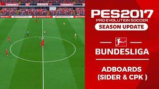 PES 2017 I New Bundesliga Adboards 2025  - (Sider & Cpk )