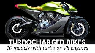 Top 10 Turbocharged Motorcycles and V8-Powered Bikes (Review of Specifications)