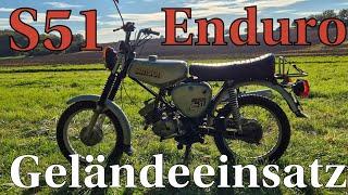 Originallackfetischist - Simson S51 Enduro im natürlichen Lebensraum