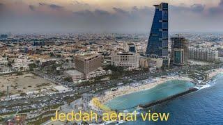 Jeddah city aerial view….