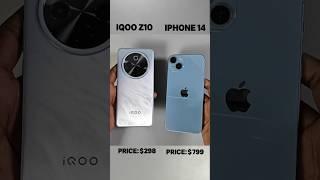 IQOO Z10  IPHONE 14 SPEED TEST COMPARISON #shortsfeed #shorts