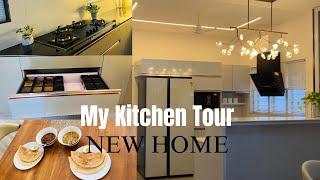 My New Kitchen Tour | Modern Kitchen | Home Tour| #kitchen #kitchentour #keralahouse