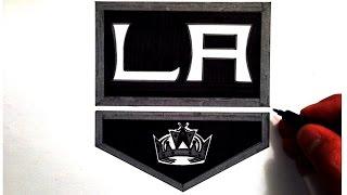 How to Draw the Los Angeles Kings Logo