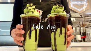 (Eng)⁉️If Dubai chocolate became a drink⁉️/ cafe vlog / asmr