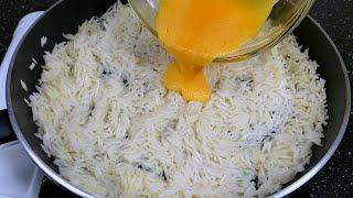 Do you have rice and eggs? 2 simple, quick and delicious recipes!