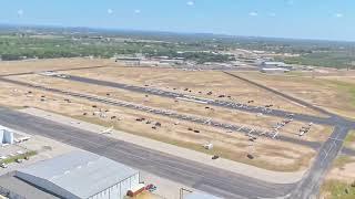 WGC Uvalde 2024 - Sailplane Launch Grid - Helicopter View - 2024-08-19