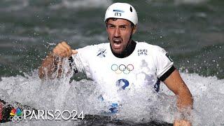 Italy's Giovanni De Gennaro FLIES to men's K-1 gold by two-tenths | Paris Olympics | NBC Sports