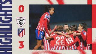 HIGHLIGHTS | Madrid CFF 0-3 Atlético de Madrid Femenino |  Luany, Gaby & Gio | 24/25 Liga F, MD20