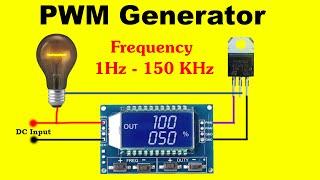 PWM Signal Generator Module || 0-150KHZ Frequency 0-100% Duty Cycle Output ||