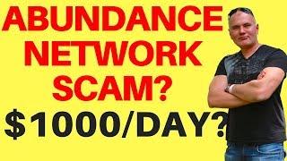 Abundance Network Review $6400 PROOF Do NOT Join Until You See This | Legit Or Scam?