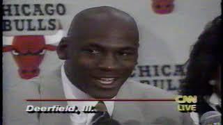 1993 Michael Jordan Retirement Announcement