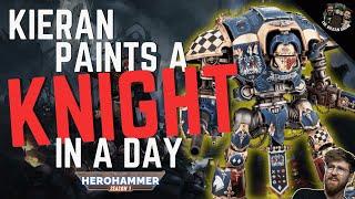 Can you paint an IMPERIAL KNIGHT in a day? | Warhammer 40k