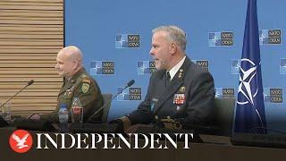 Live: Nato speaks on Ukraine following Chiefs of Defence session