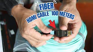 I Tested the 100m Fiber HDMI Cable and Here's What Happened!