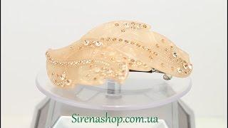 Sirenashop.com.ua: Бижутерия (Заколка Августина) с кристаллами Swarovski