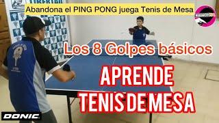 TENIS DE MESA | PRINCIPALES TÉCNICAS | #tenisdemesa #pingpong #tutorial  #2023