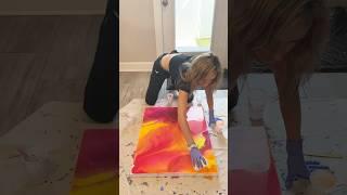 Beginning of a new abstract painting #art #painter #artist #artwork #abstractart #painting #arte