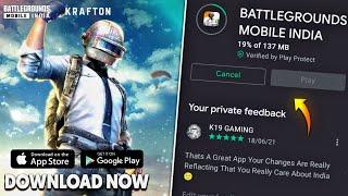 Battleground Mobile India Officially Launch For Android | Ios Soon|  Download Now !