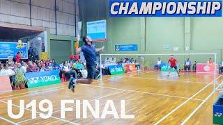 U19 SINGLES FINAL | AMAN SURESH V/S ABHISHEK | YONEX-SUNRISE KERALA BADMINTON CHAMPIONSHIP 2023