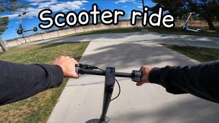 Riding my electric scooter around! (Episode 2)