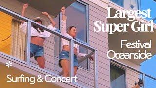 Approaching Super Girls l Largest Women’s Surf & Music Festival |  "Top Gun" House, CA