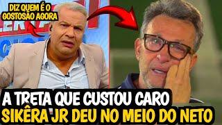 TRETA| SIKÊRA JR HUMILHA O CRAQUE NETO NA JUSTIÇA E DEBOCHA DO EX JOGADOR AO VIVO| VEJA