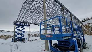 LGSF Mr.merkur.steel , roof trusses 16.5mx31m light steel frame roof