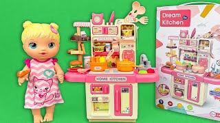 73 Minutes Satisfying With Baby Dream Kitchen Toy  Kitchen Toy Unboxing ASMR