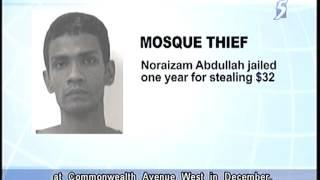 Man jailed 1year for stealing 32 dollar - 19Jan2012