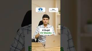 4 Gupt EV Stocks! #stockmarkethindi #finshorts #evstocks #evshare #tatamotorsshare