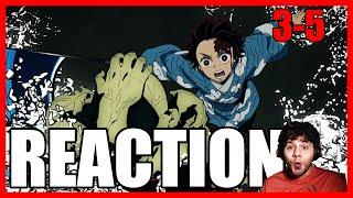 ANIME JUGGLE: Demon Slayer Episodes 3-5 Reaction/Review!(REDIRECT) TANJIROU'S TRAINING!