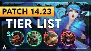 INDEPTH 14.23 JUNGLE TIER LIST: What is the State of Jungle Right now? - League of Legends