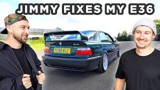 Fixing the final E36 problem with Jimmy Oakes