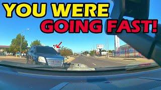 CAR HIDES ONCOMING TRAFFIC — CAMMER NEVER STOOD A CHANCE