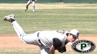 Brandon Downer, RHP, Santiago High School Class of 2021 Mechanics and Release 250 FPS