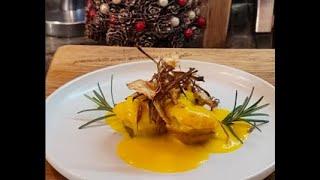 SCALLOPS AND POTATOES WITH SAFFRON