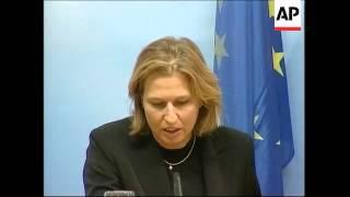 EU Foreign policy chief and Livni give joint presser