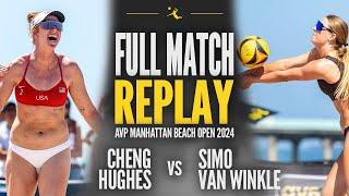 Cheng/Hughes vs Simo/van Winkle  | 2024 AVP Manhattan Beach Open: Round 3 Winners Bracket