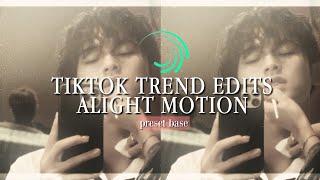 Tiktok Trend Edits || Alight Motion (code qr + xml + link)