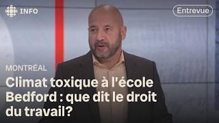 Des enseignants intimidateurs suspendus à l'école Bedford : que dit le droit? | Isabelle Richer