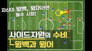 수비전술 3-2. 윙백과 윙어의 수비 (사이드 수비)