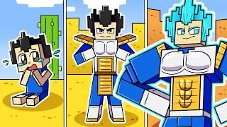 I Survived 100 DAYS as VEGETA from DRAGON BALL Z in HARDCORE Minecraft!