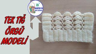 A Very Easy Flash Vest Model | Single Crochet Knitting Pattern Preparation | knitting models