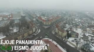 Papildoma eismo juosta aklųjų ir silpnaregių sankryžoje