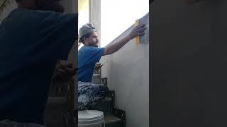 Wall putty apply.om #painting works,#shortvideo.