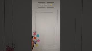 border art #artist #border #youtubeshorts #ytshorts #unique #artandcraft