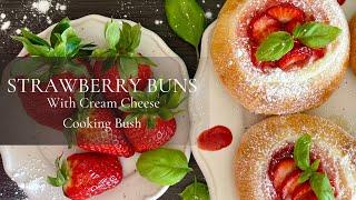 Strawberry Cheesecake Buns || Best Recipe || Super Easy and Delicious