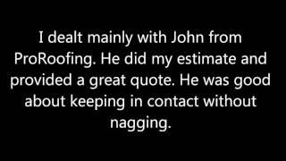 Kirkland Roofing Review of ProRoofing - Roofing Contractor