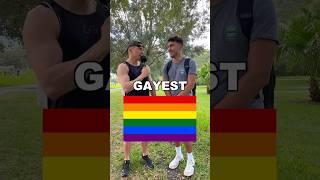 Straight college guys answer gay questions #gay #streetinterview