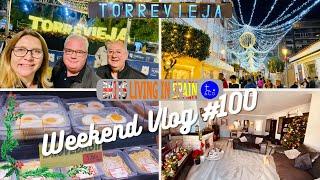 Torrevieja Christmas Lights | How long will the tree last? | Prik Nam Pla | Ham | Weekend Vlog 100